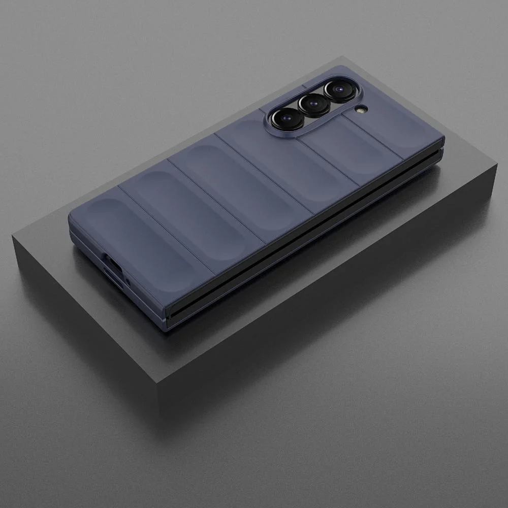 Pancierové puzdro pre Samsung Galaxy Z Fold 6 - Čierna Flexibilný kryt na telefón