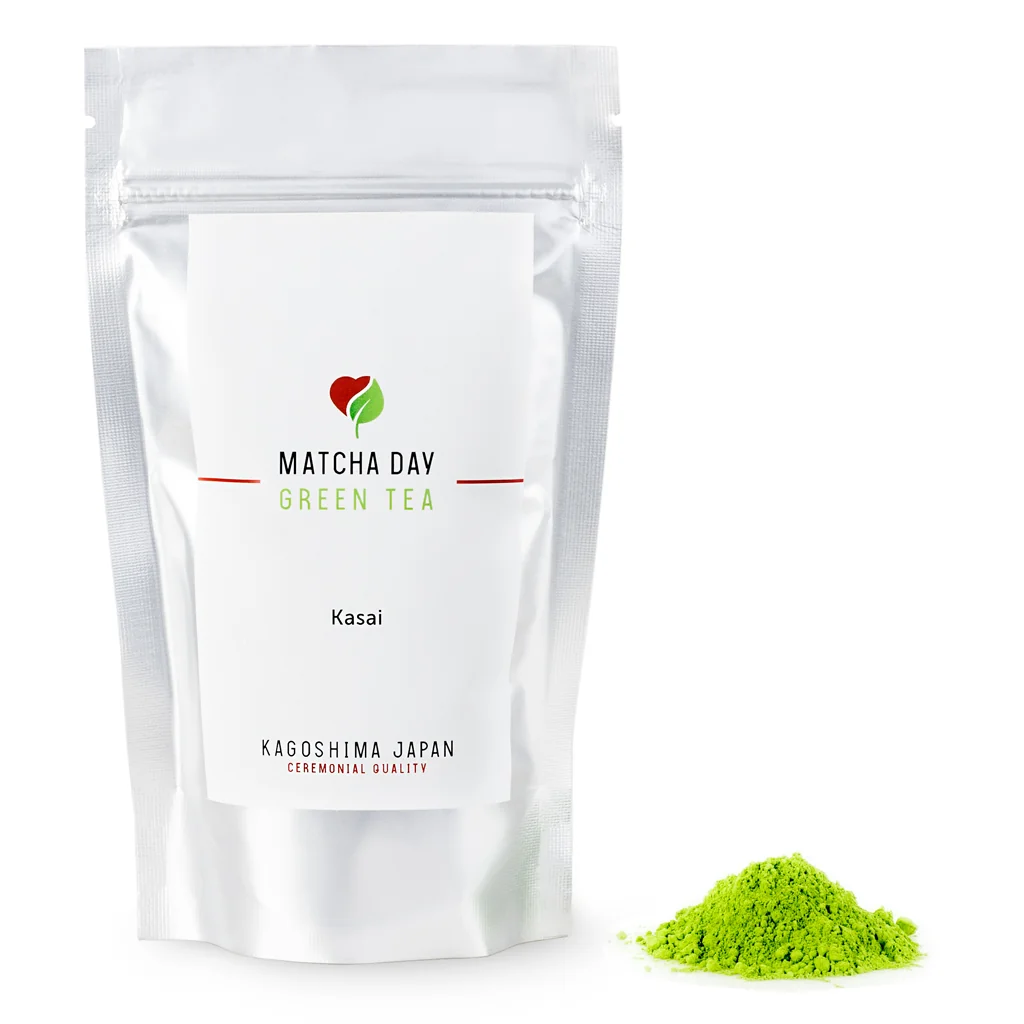 MatchaDay - Matcha čaj Kasai 50g - prémiová kvalita 50g alu sáčok matcha čaj, ceremoniálna kvalita