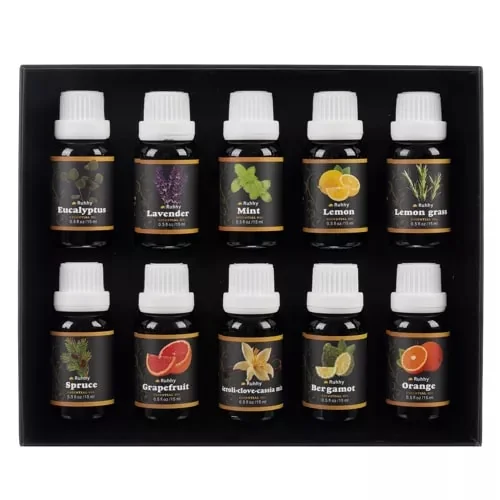 Kolekcia esenciálnych olejov "Aroma Harmony" – 10 vôní pre váš relax