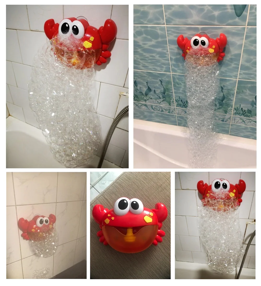 Bublifuk pena do kúpeľa – krab, hudobná hračka