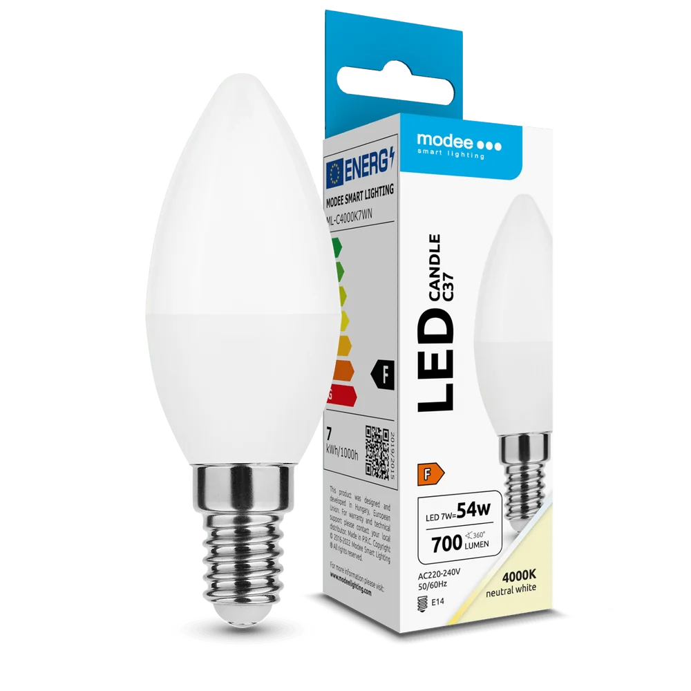 Modee Lighting LED Candle žiarovka 7W E14 200° 4000K 700lm (ML-C4000K7WN)