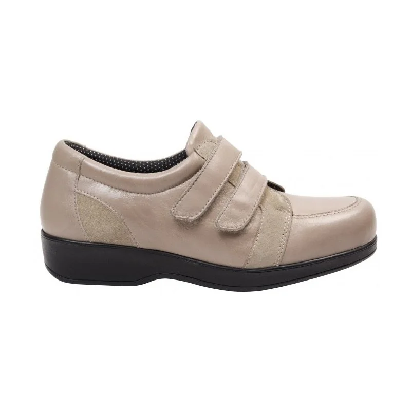 Diabetická dámska poltopánka LUÍSA D5015 taupe, veľkost: 40