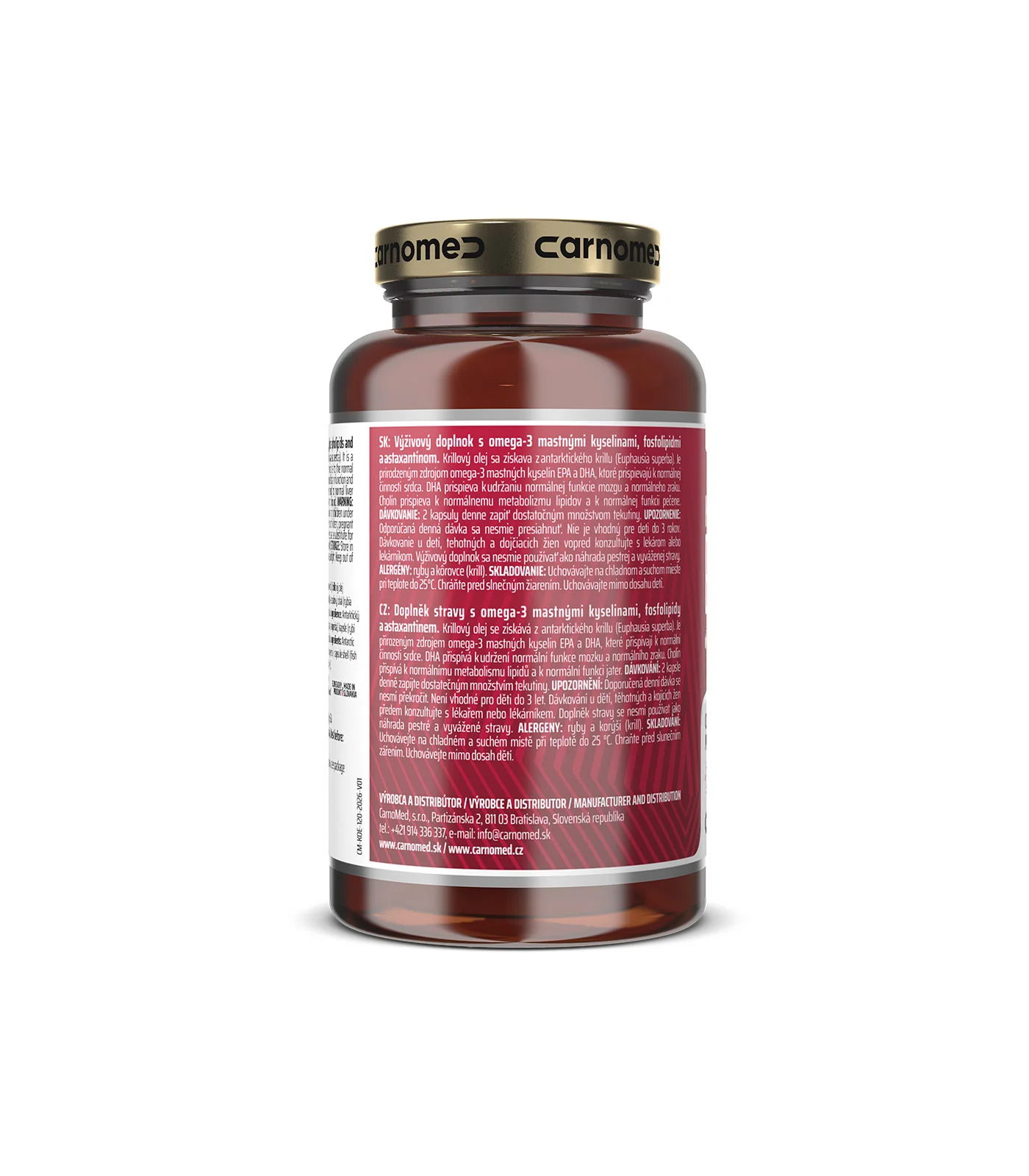 Carnomed KRILL Oil EXTRA Superba Boost® 590 mg 120 cps