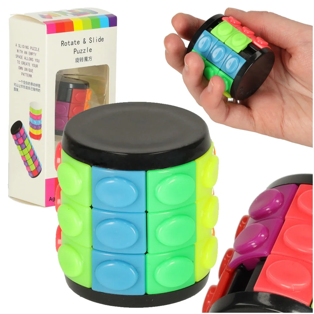 Valcová logická hádanka – 3 rady, otočné puzzle
