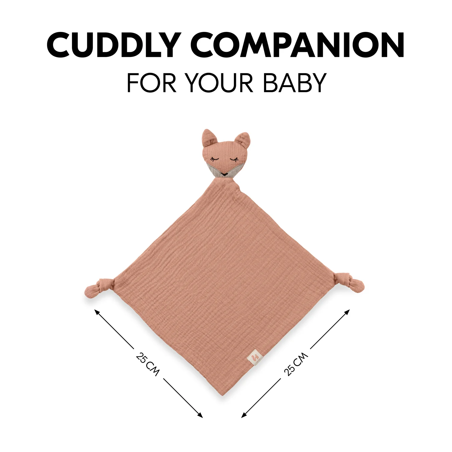 Hauck Cuddle N Play mušelínová prítulka líška