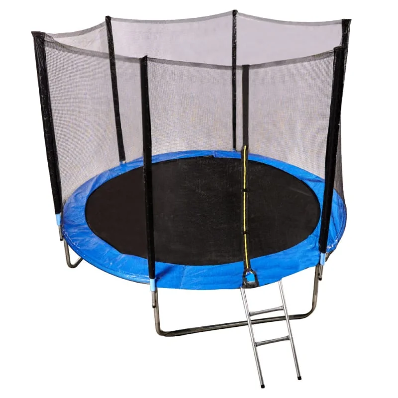 Záhradná trampolína 305 cm (10 ft) so sieťou – max. 150 kg, rebrík