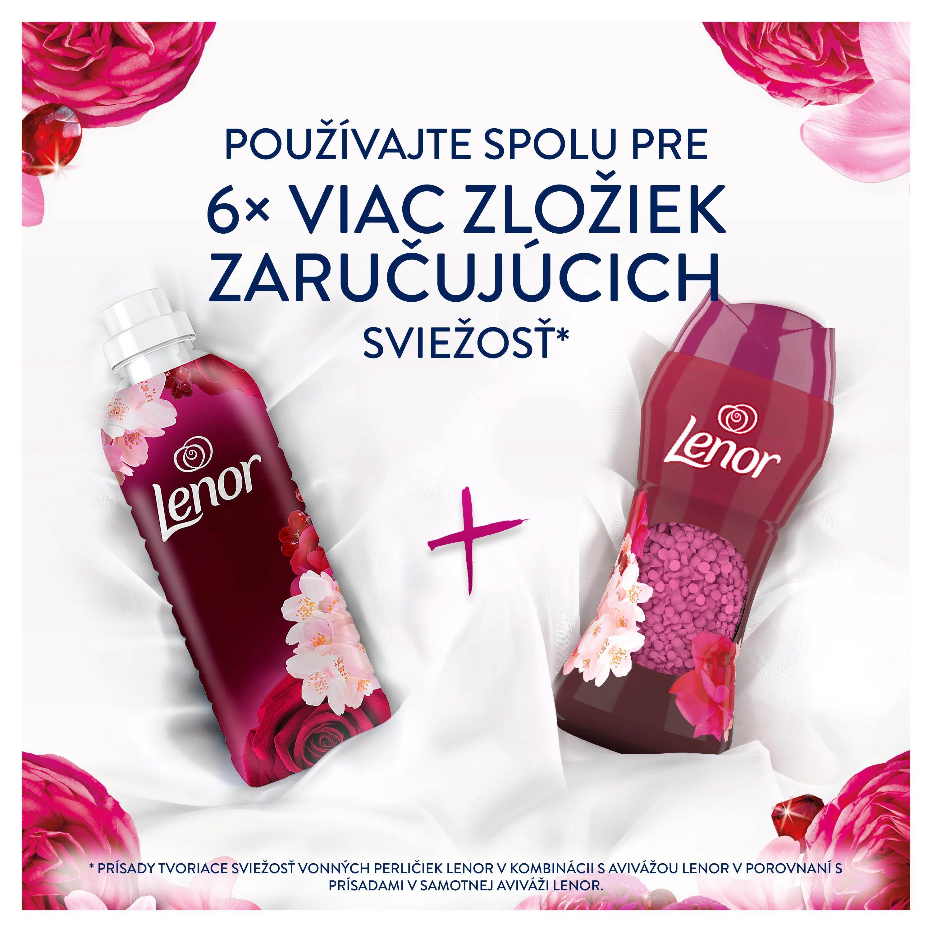 Lenor Ruby Jasmine perličky do prania 195 g