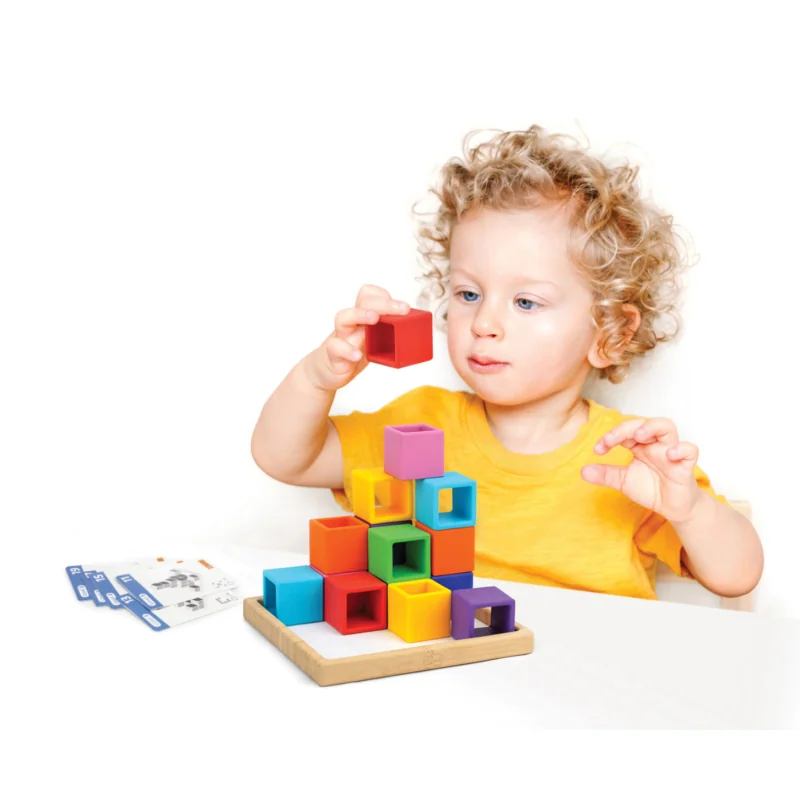 K´s Kids Nekonečné kocky silikónová stavebnica s kartami