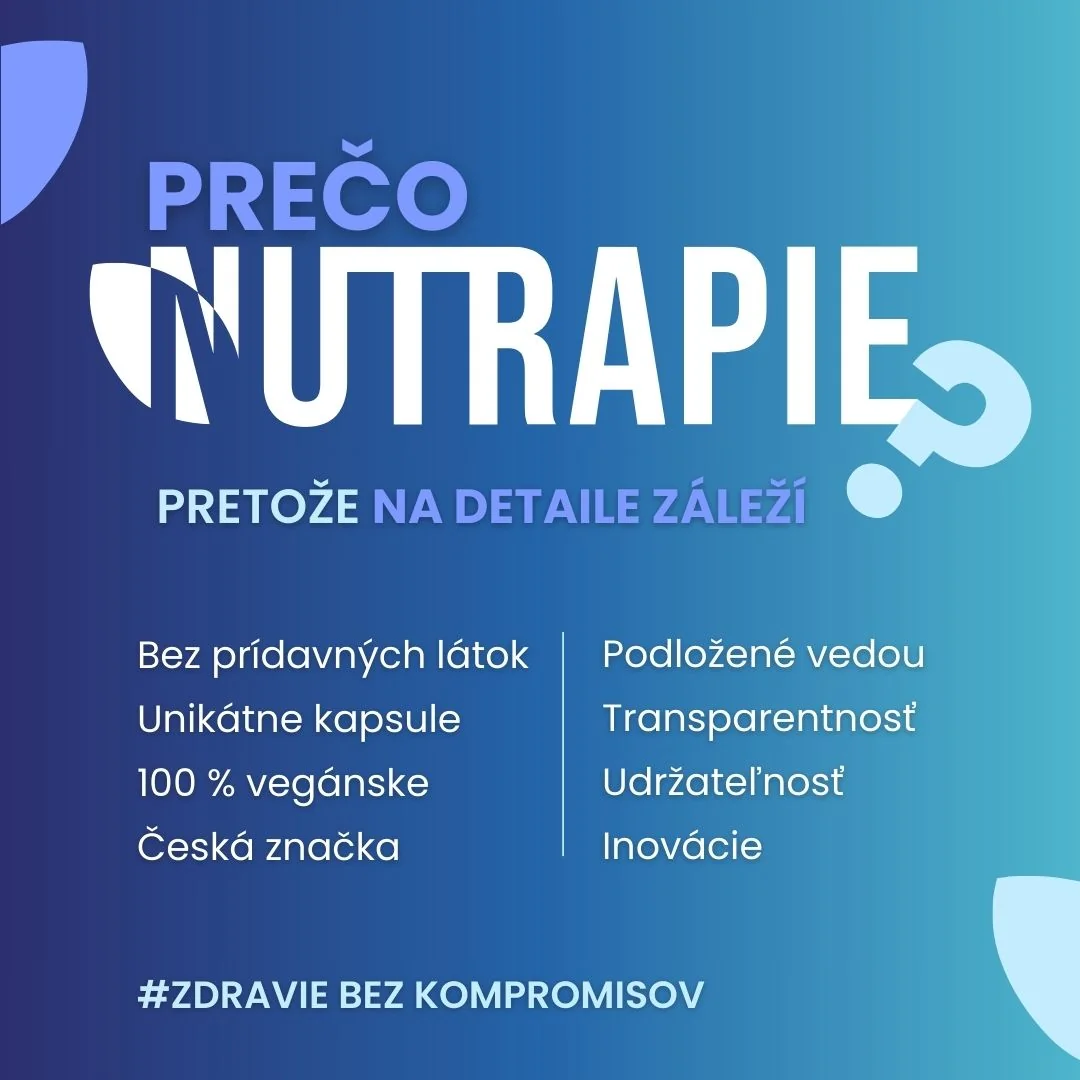 Nutrapie Natural Siberian Ginseng 1×90 kapsúl, výživový doplnok na odolnosť a energiu
