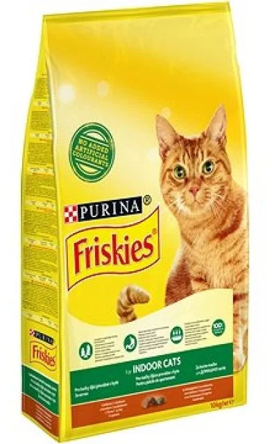 FRISKIES GM 10kg Indoor 1×10 kg, kompletné krmivo pre dospelé mačky