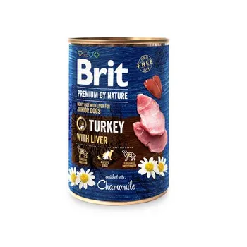 Brit Konzerva Premium By Nature Turkey With Liver 800g 1×800 g