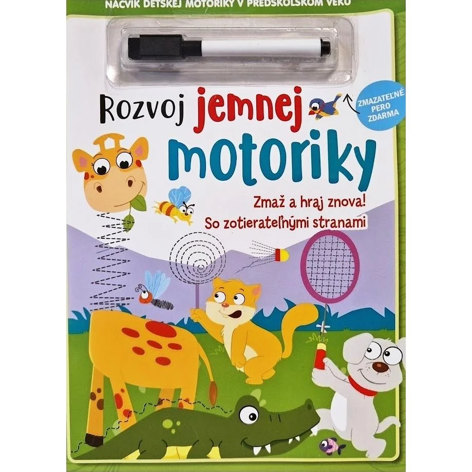 Rozvoj jemnej motoriky zmaž a hraj sa znova