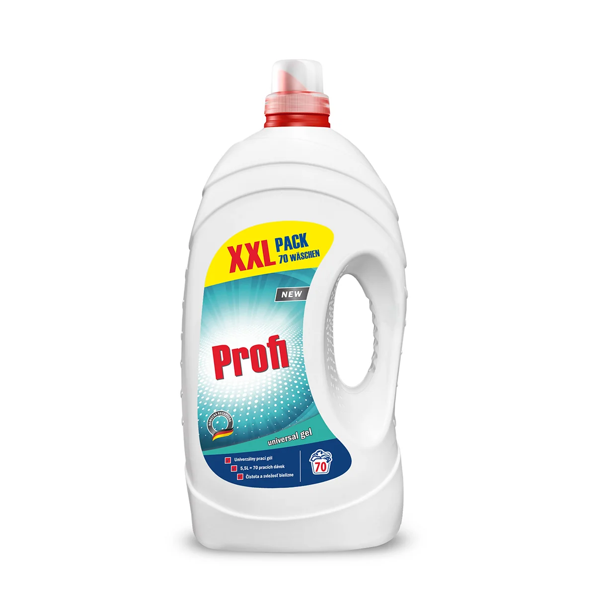 Profi prací gél 5,5L / 70 praní Universal 1×5,5L, gél na pranie