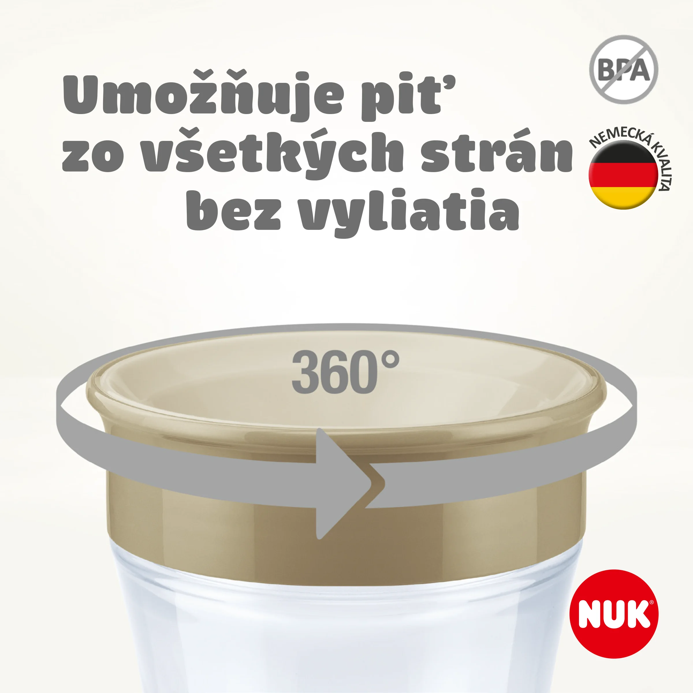 NUK hrnček Magic Cup Mickey Mouse 230 ml 1 ks