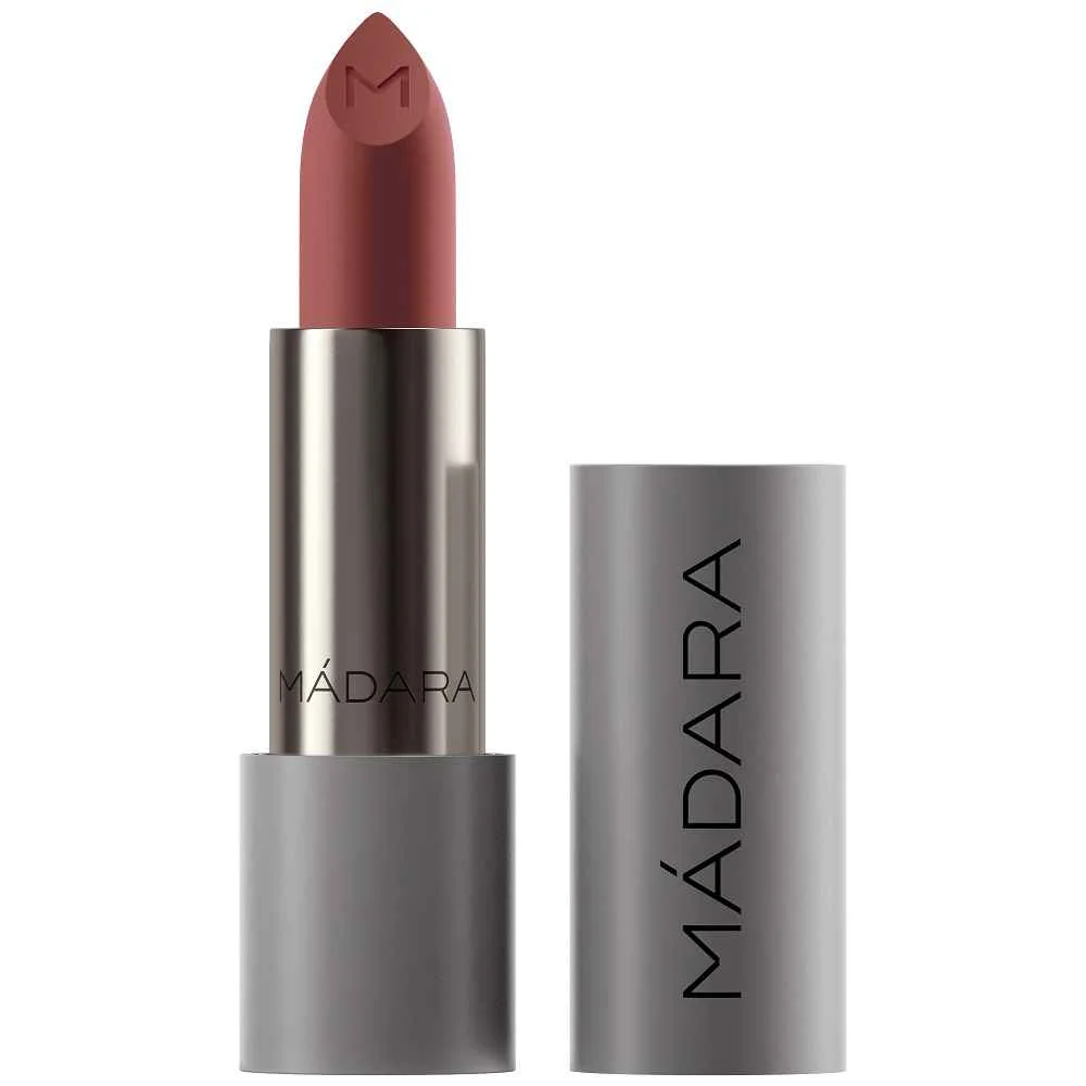 MÁDARA VELVET WEAR Matný krémovy rúž Warm Nude 1×3,8 g, krémový rúž na pery