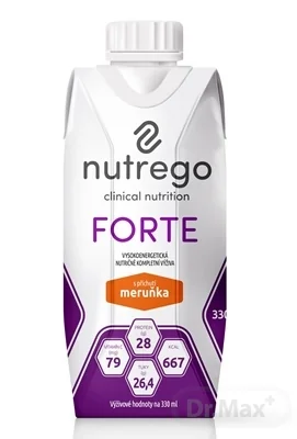 Nutrego FORTE 12×330 ml, s príchuťou marhuľa