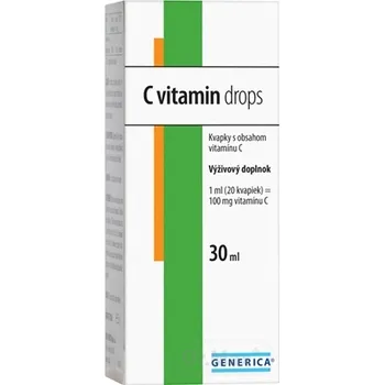 GENERICA C vitamin drops 1×30 ml, výživový doplnok