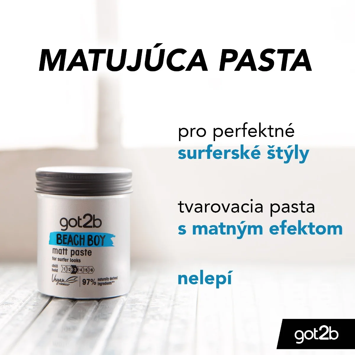 GOT2B PASTA STYL.NA VLASY BB 100ML 1×100 ml, pasta na vlasy