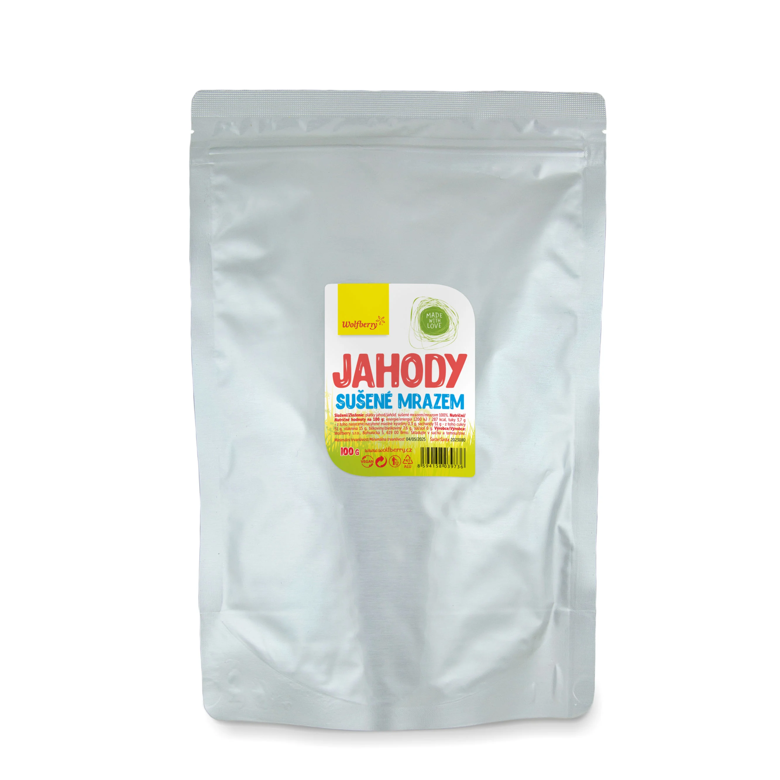 Wolfberry Jahody sušené mrazom 100 g