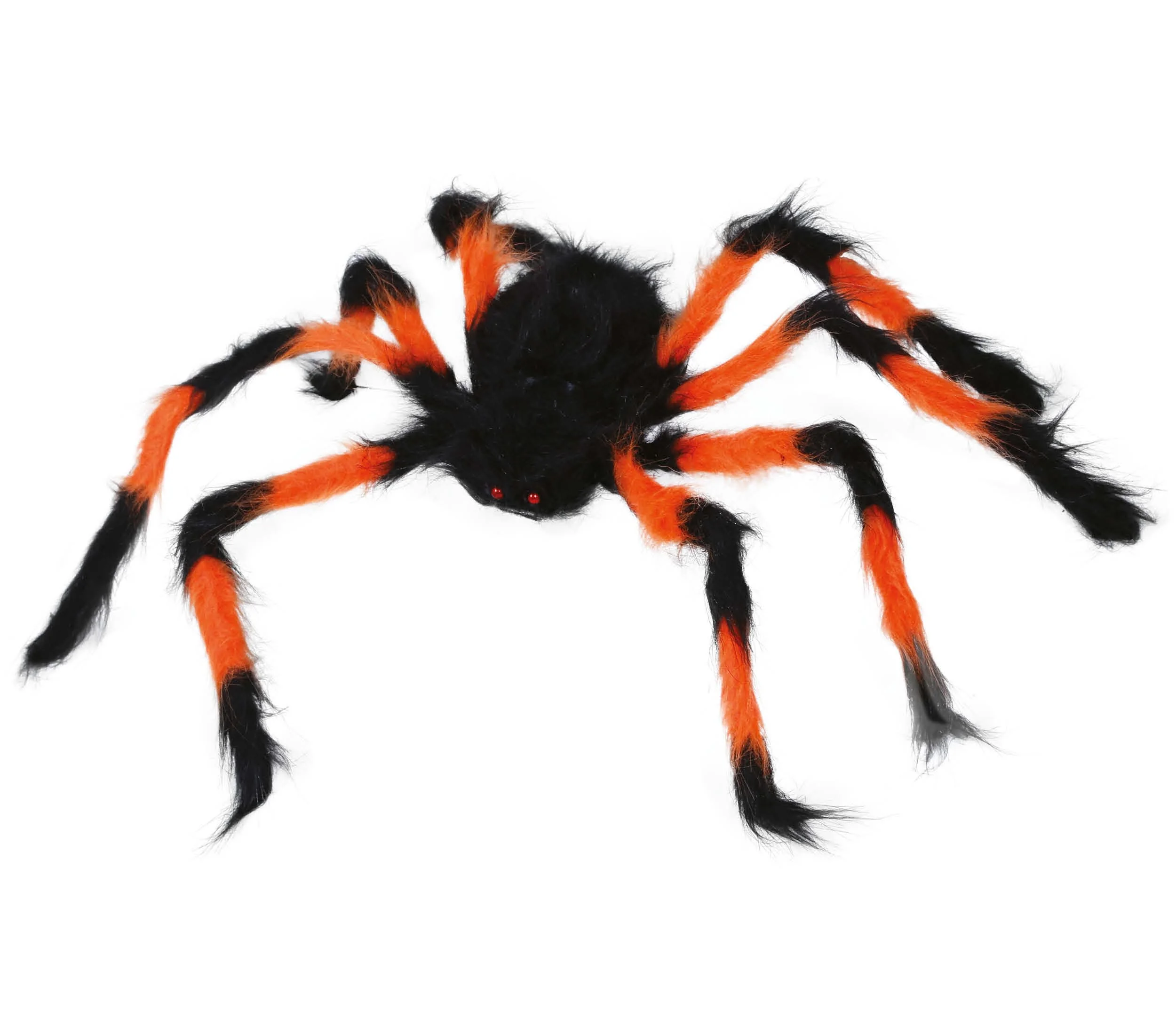 Dekoračný pavúk čierno-oranžový 75cm