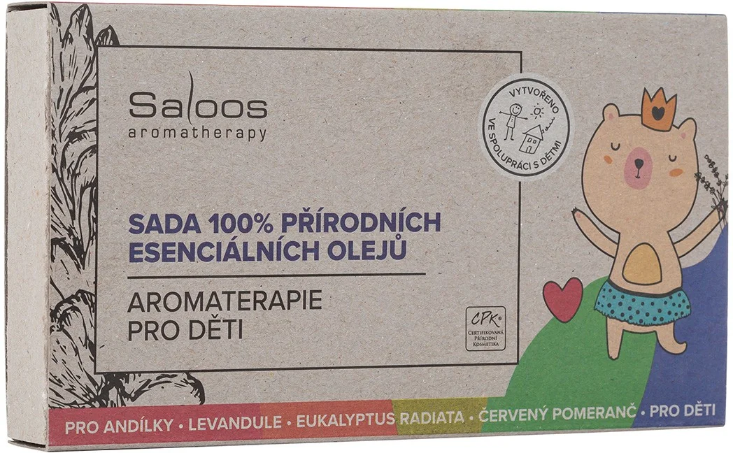 Aromaterapia pre deti - sada 100% prírodných éterických olejov 1×1 set, olej