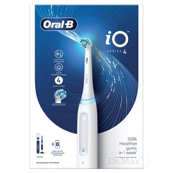 Oral B iO Series 4 White Elektrická Zubná Kefka 1×1 ks, elektrická zubná kefka