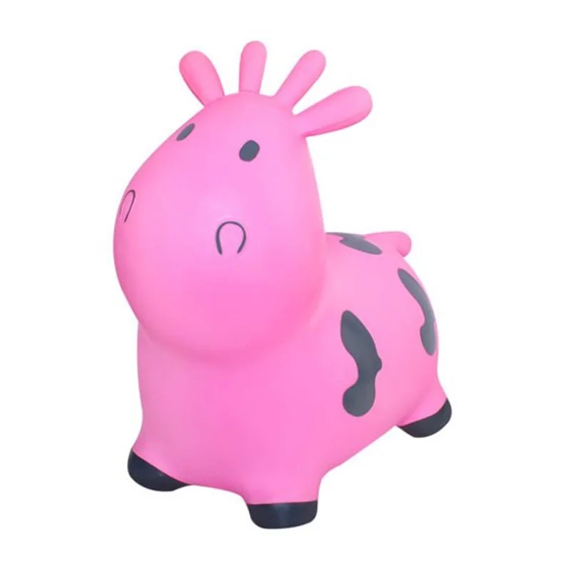 Hračka nafukovacia na skákanie Kravička PINK M8779