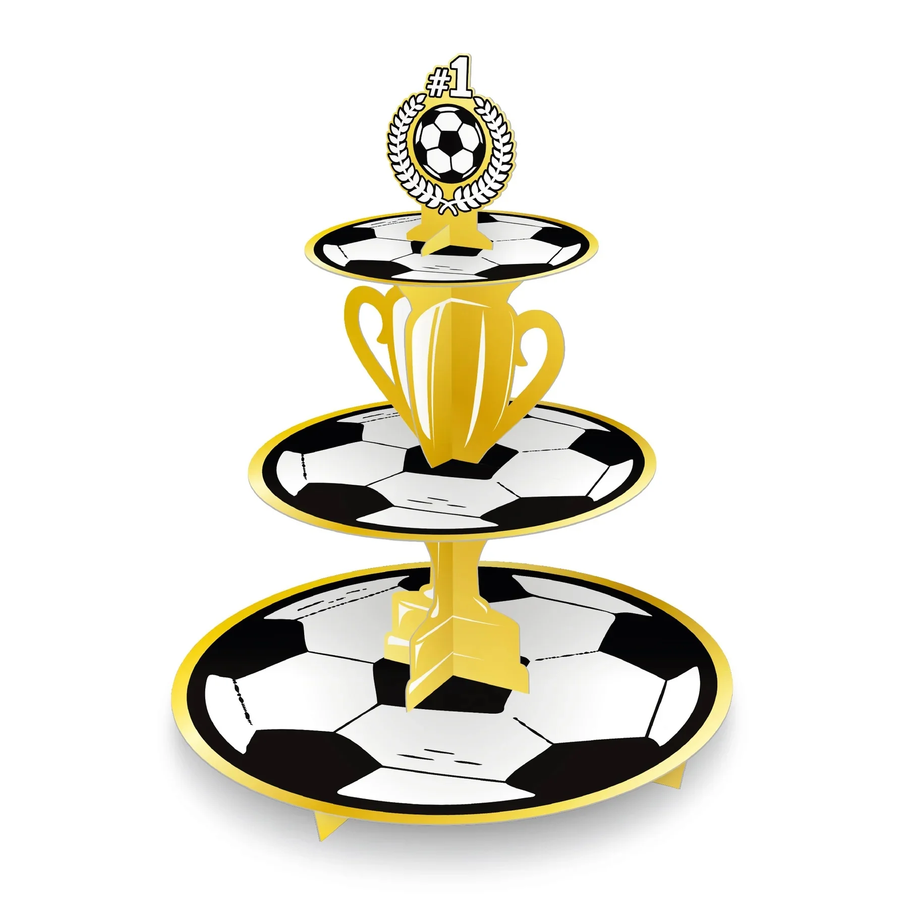 Stojan na muffiny Futbal 34x41cm