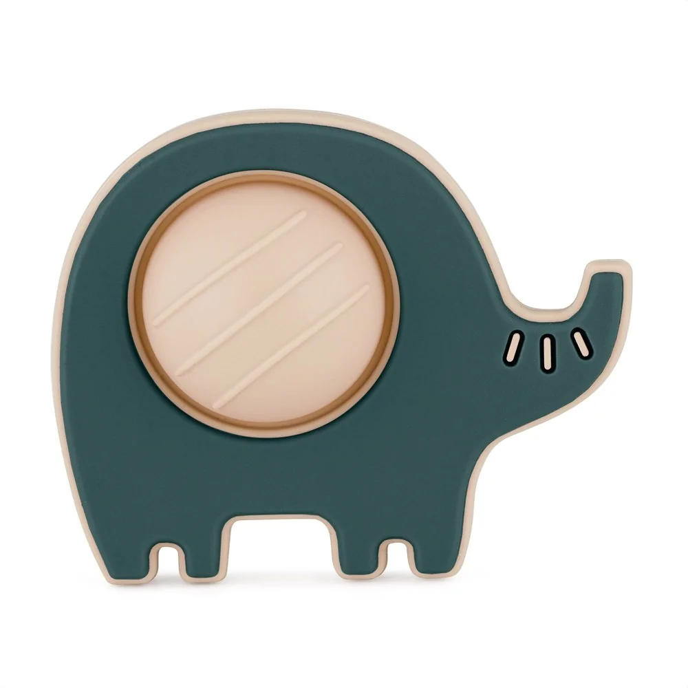 Hračka silikónová Elephant Edwin Misty Green 6m+