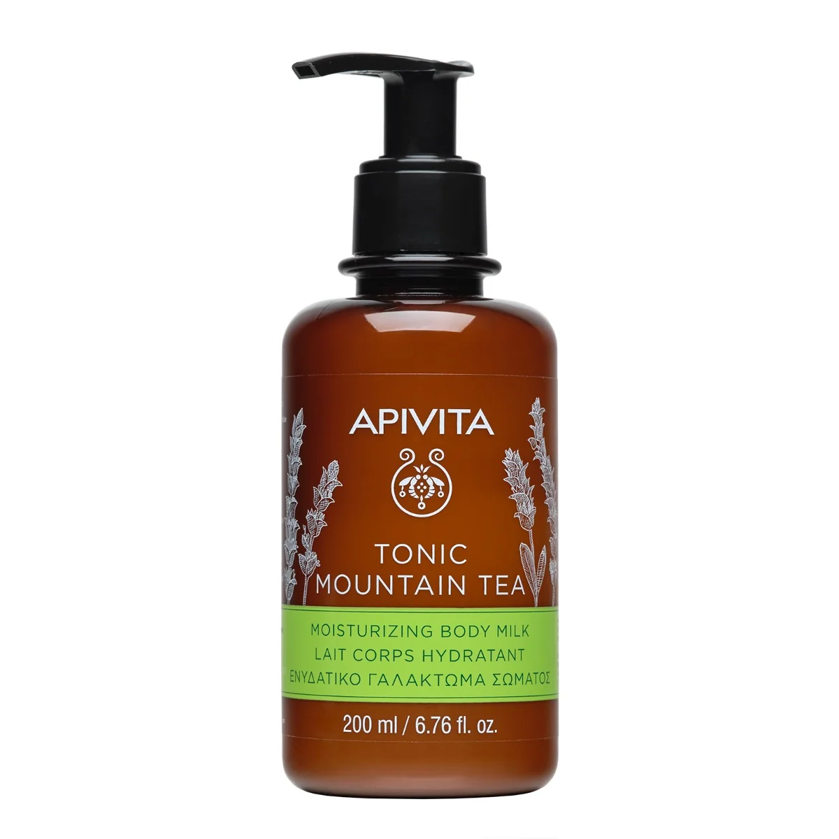 APIVITA Tonic Mountain Tea Moisturizing Body Milk, 200ml 1×200 ml, telové mlieko