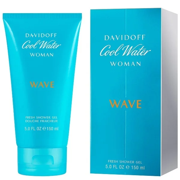 Davidoff Cool Water Wave Woman Shg 150ml 1×150 ml, sprchový gél