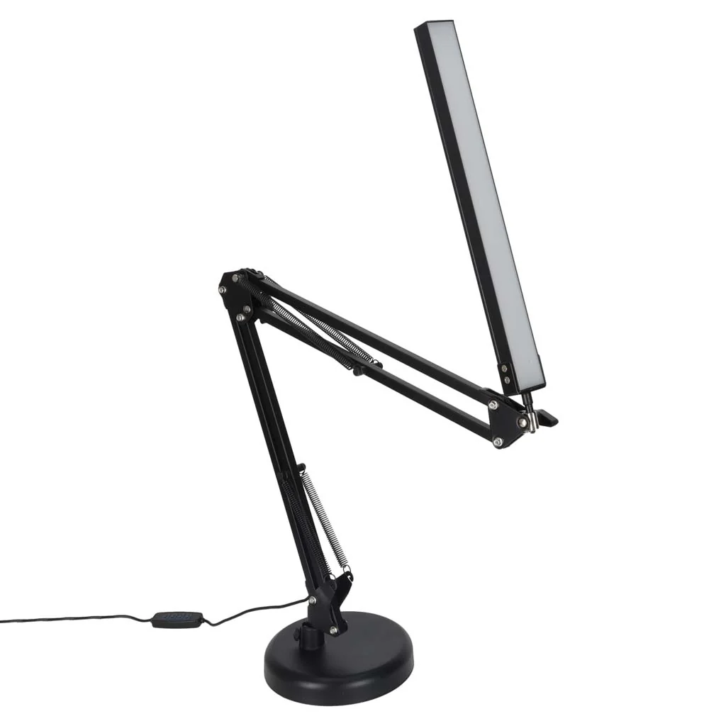 Stolová LED lampa s otočným ramenom – USB, 3 farby svetla