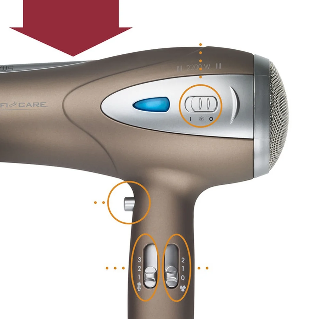 ProfiCare HTD 3113 ionizačný sušič vlasov 2200 W, hnedý