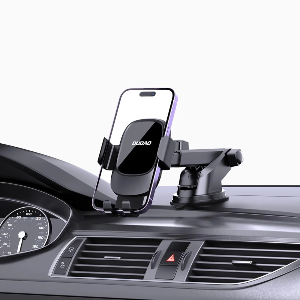 Dudao F5N Plus držiak na mobil do auta, čierny