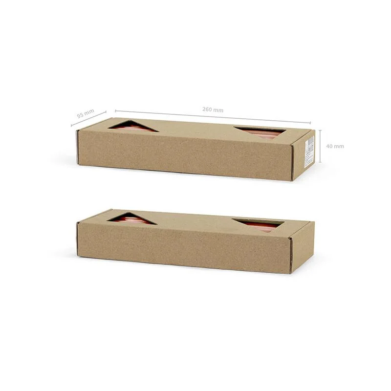 PartyDeco Kónické sviečky ružovo zlaté 24cm 10ks