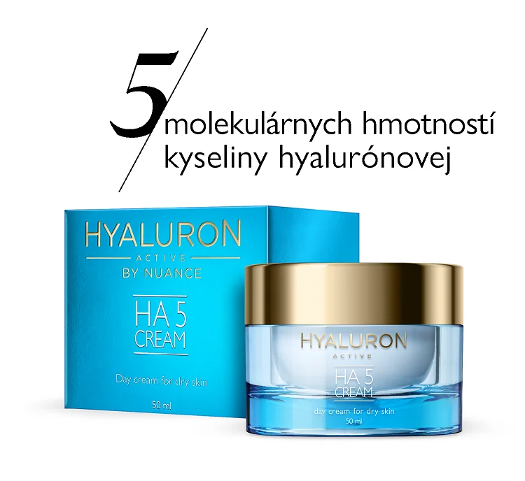 NUANCE HYALURON ACTIVE denný krém - suchá pleť, 50ml 1×50 ml, denný krém pre suchú pleť