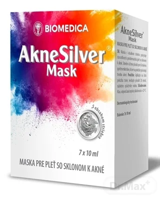 Biomedica AkneSilver Mask 7×10 ml, maska na akné