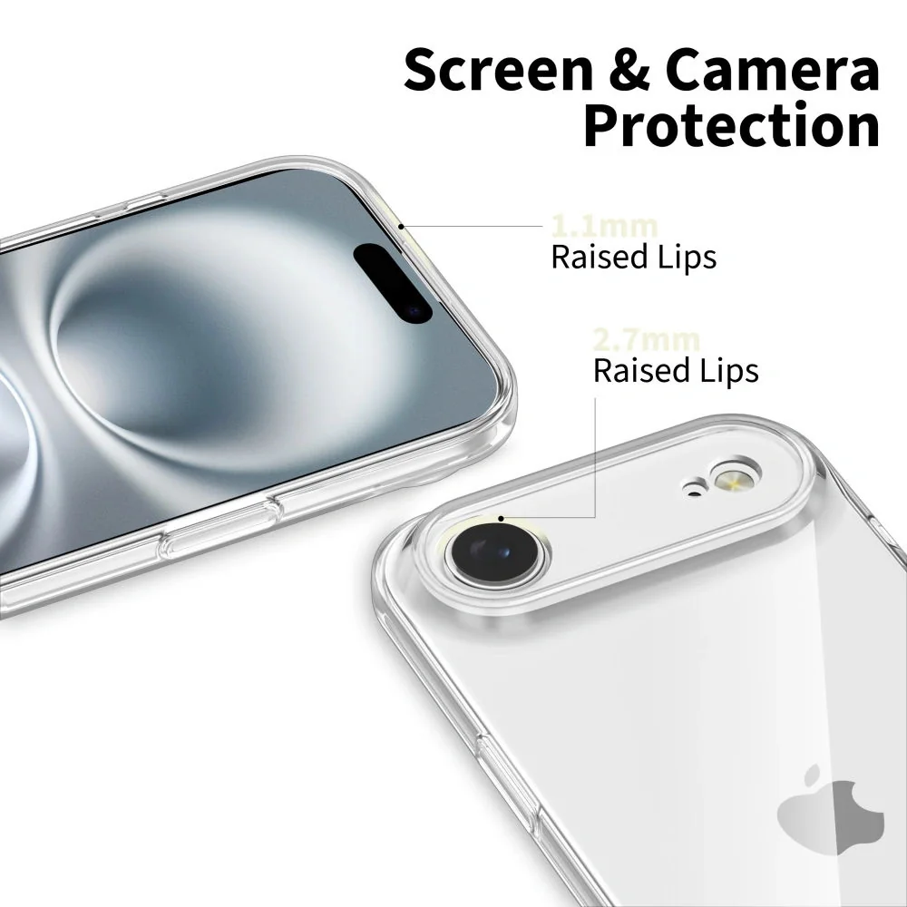 Tech-Protect FlexAir kryt na iPhone 17 Air, priesvitný