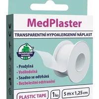 MedPlaster PLASTIC TAPE -TRANSPARENTNÁ NÁPLASŤ