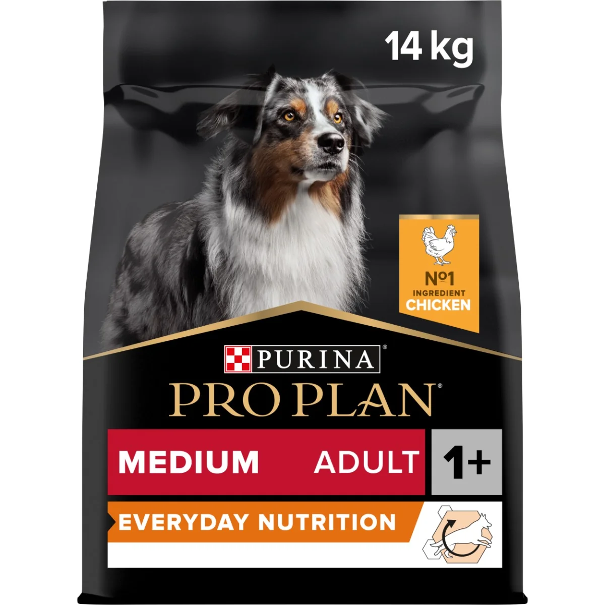 PRO PLAN Medium Adult Everyday Nutrition granule pre psov kura 14 kg 1×14kg, granule pre psy
