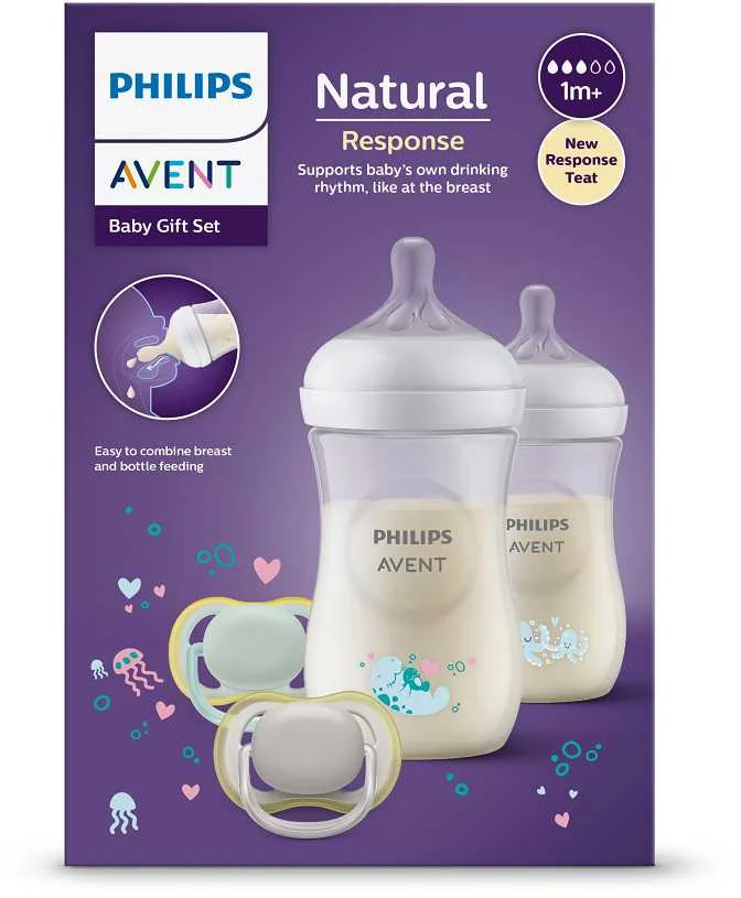 Philips AVENT Sada novorodenecká štartovacia Natural Response SCD837/11 1×1 set, novorodenecká sada