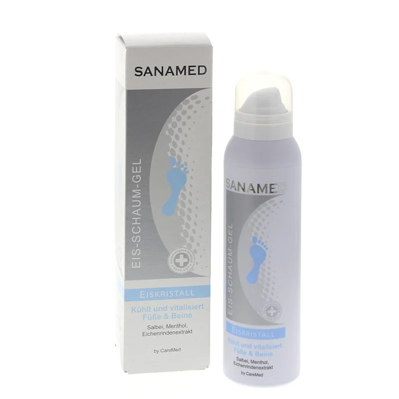 Krémová pena pre pálivé a unavené nohy Sanamed Gel-Krém EISKRISTAL 150 ml