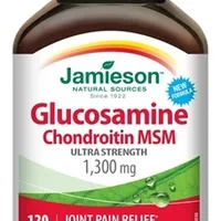 JAMIESON GLUKOZAMÍN CHONDROITÍN MSM 1300 mg
