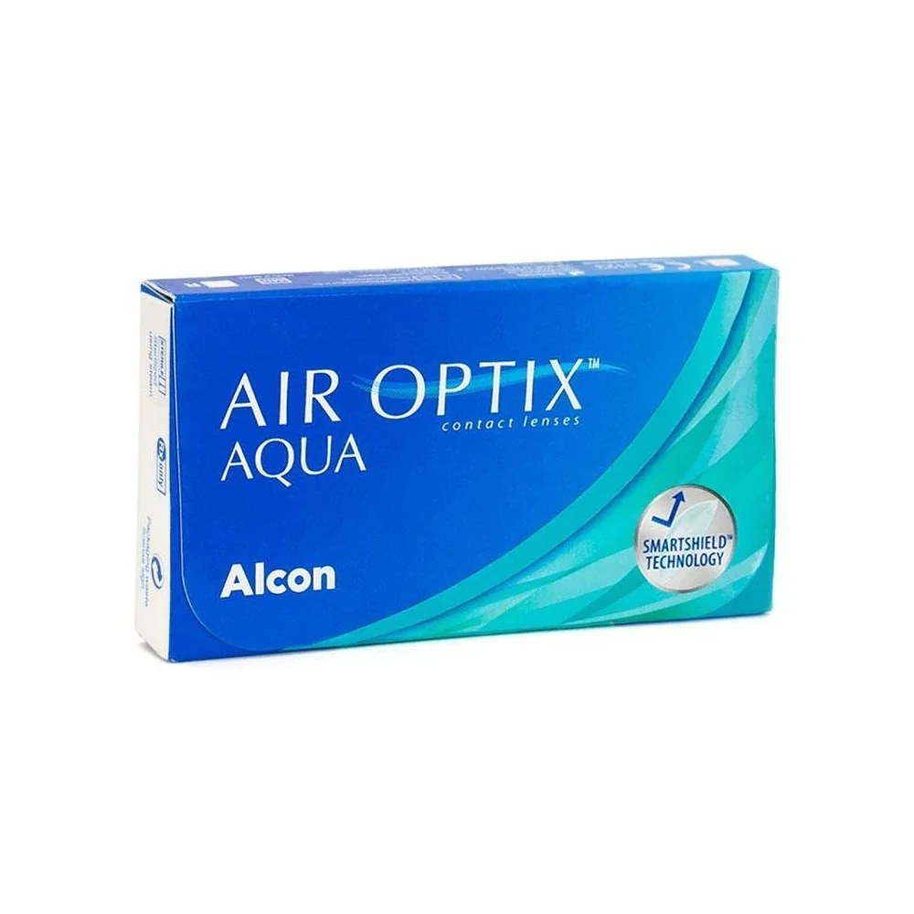 Mesačné Air Optix Aqua (3 šošovky) Dioptrie: -7, Zakrivenie: 8.6