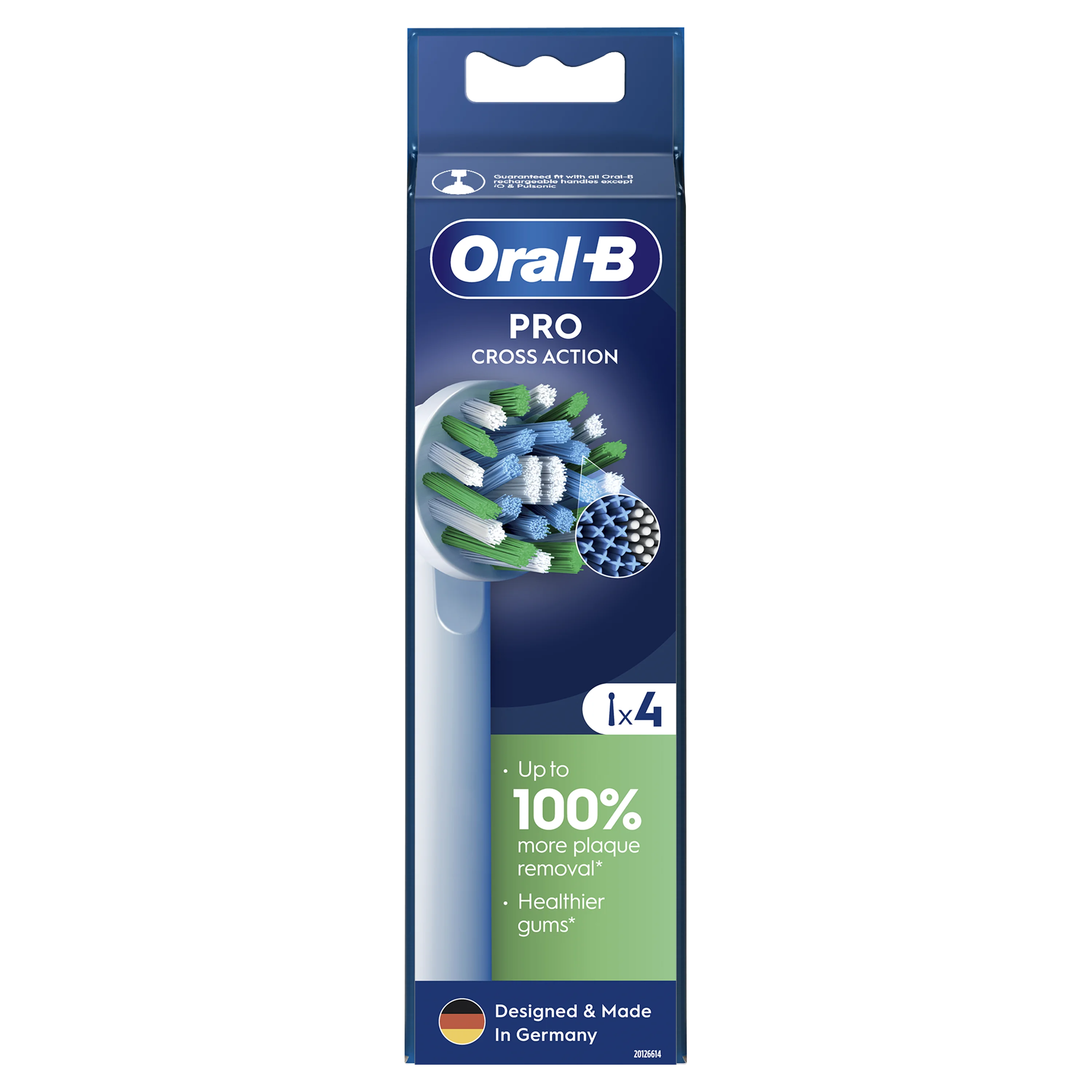 Oral-B Pro Cross Action Čistiace Hlavice 1×4 ks, čistiaca hlavica Oral-B Pro Cross Action