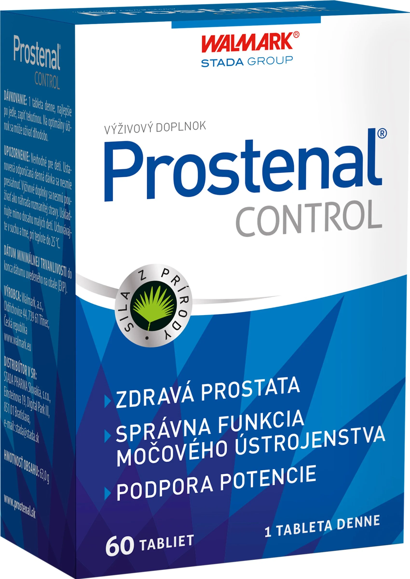 WALMARK Prostenal CONTROL 1×60 tbl, na prostatu