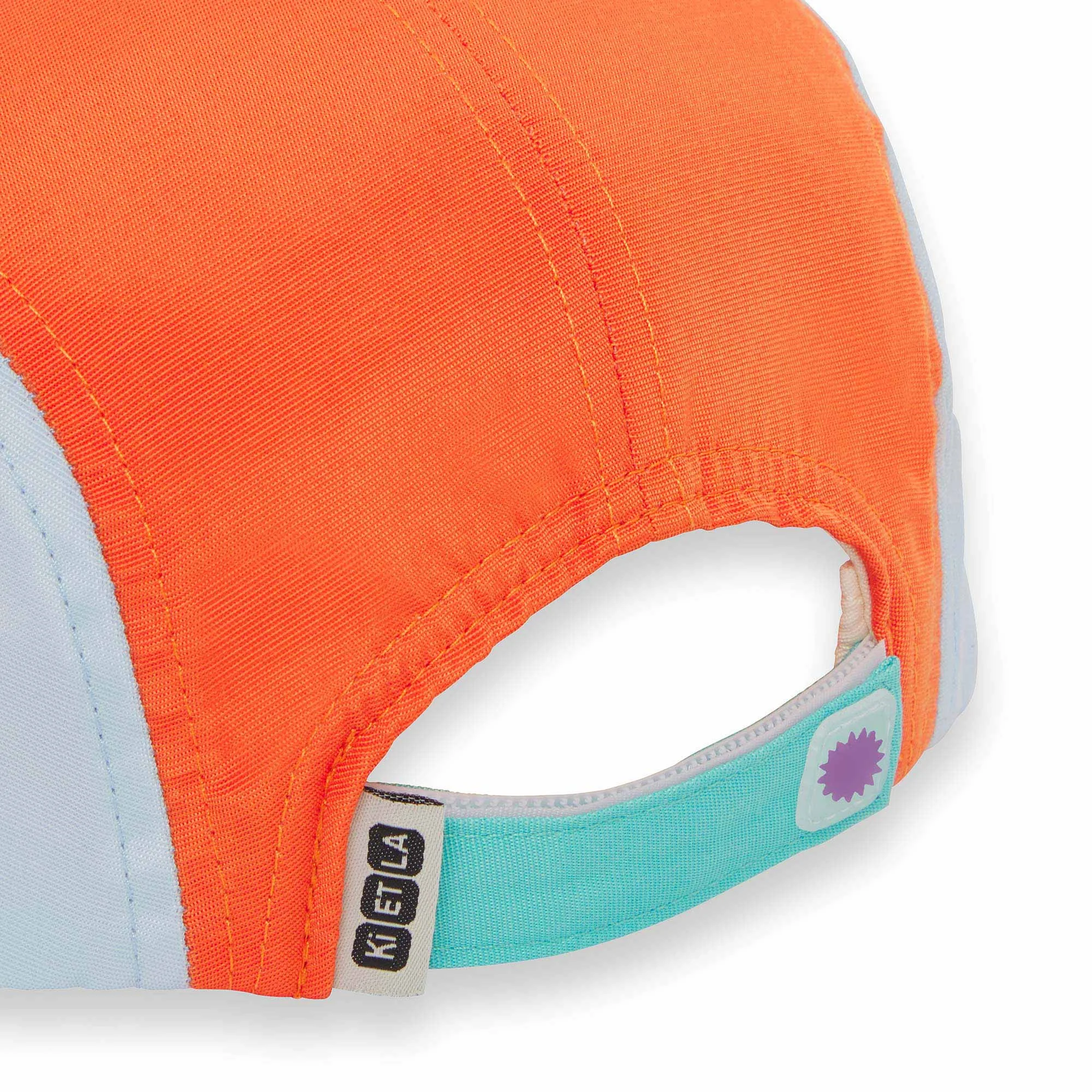 KiETLA VIBE šiltovka s UV ochranou - Orange 53 - 55 cm