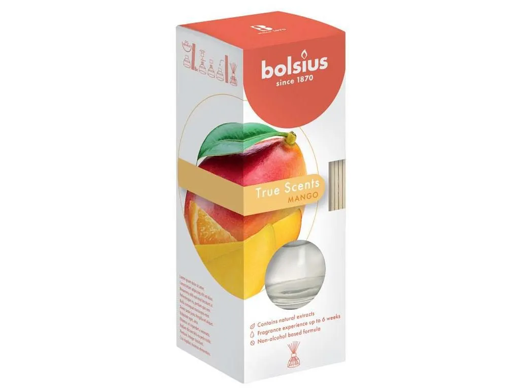 Bolsius Aromatic 2.0 Diffuser 45ml Mango, vonná stébla