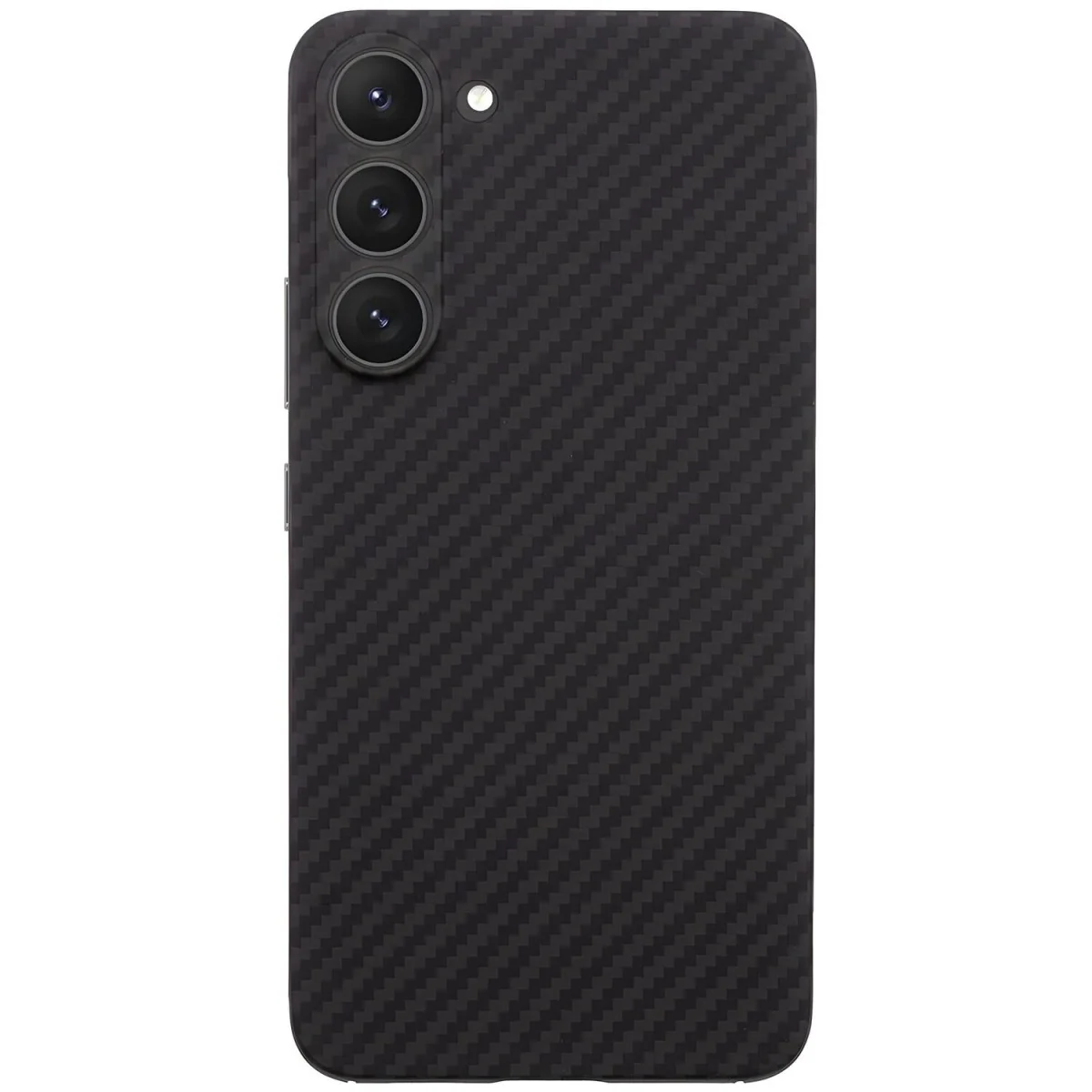 Ochranný obal s karbónovým vzorom pre Samsung Galaxy S23 Plus Čierna, 1 x 1 ks