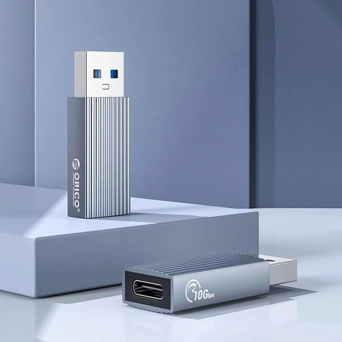 Orico AH-AC10 adaptér USB-C / USB 3.1, šedý